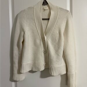 Cyrus Cream Button-Up Cardigan
